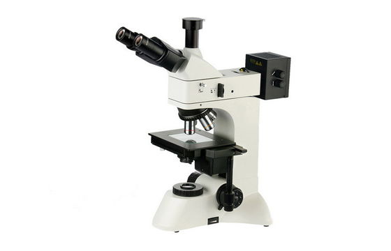 Mikroskop metalourgiczny pionowy z systemem optycznym UIS z ostrymi i drobnymi ostrymi