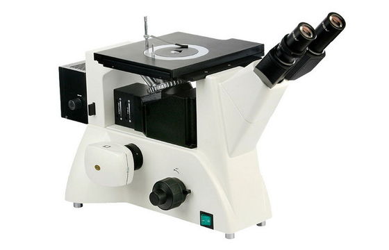 Mikroskop metalurgiczny odwrócony DIC z systemem optycznym UIS i okularem szerokiego pola