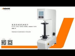 Zmotoryzowany ładowany wyświetlacz cyfrowy Powierzchowny tester twardości Rockwella z mini drukarką