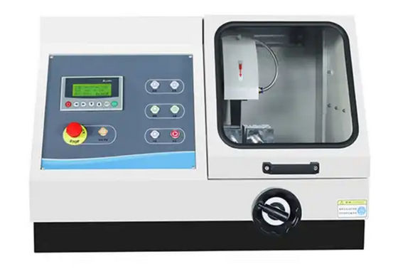 Chiny Precyzyjna automatyczna metalograficzna cięcia maszyny 3.3KW Prędkość 2100 obr./min Chłodzenie wodne dostawca