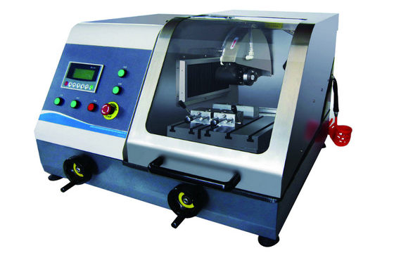 Ręczna i automatyczna maszyna do cięcia metalograficznego o maksymalnej średnicy przekroju 100 mm