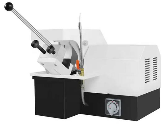 Chiny Średnica cięcia 50 mm Łatwa obsługa Ręczna metalograficzna maszyna do cięcia do użytku laboratoryjnego dostawca
