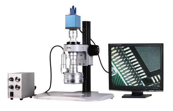 Kamera kolorowa VGA Mikroskop stereoskopowy 3D Powiększenie 25X - 152X Cyfrowy mikroskop stereoskopowy