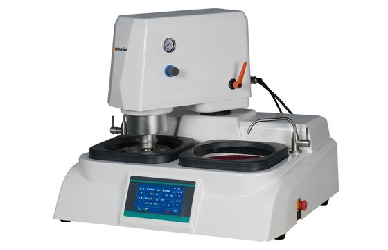 Podwójny dysk 250 mm bezstopniowa prędkość automatyczna szlifowanie polerowanie maszyny Touch Controller