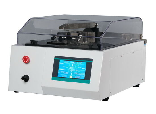 Automatyczna precyzyjna maszyna tnąca z płaskim stołem HQGZ-250P o maksymalnej zdolności cięcia 60 mm