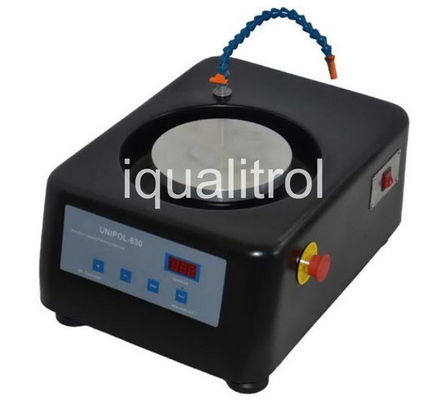 Chiny Jednoskopiowa maszyna do szlifowania metalograficznego, polerowania, chłodzenia wodnego, częstotliwość 60 Hz dostawca