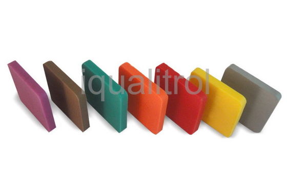 Blok testowy do testowania twardości twardy gumowy Durometr z 7 kolorowymi zestawami testowymi