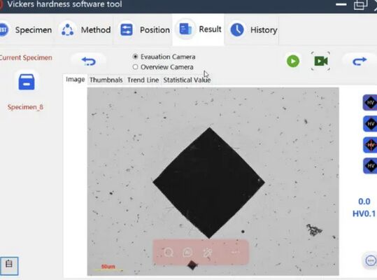 Maksymalna siła 10Kgf W pełni automatyczny inteligentny tester twardości Vickers iqualitrol SCV-5XYZ