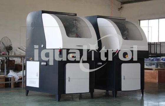 Ręczna duża maszyna do cięcia metalograficznego iCut-408 Quick Clamp z maksymalną sekcją 100 mm