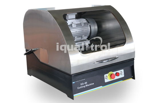 Maksymalna sekcja 80 mm Metallograficzna Maszyna do cięcia SQ-80 3000W Chłodzenie wodne